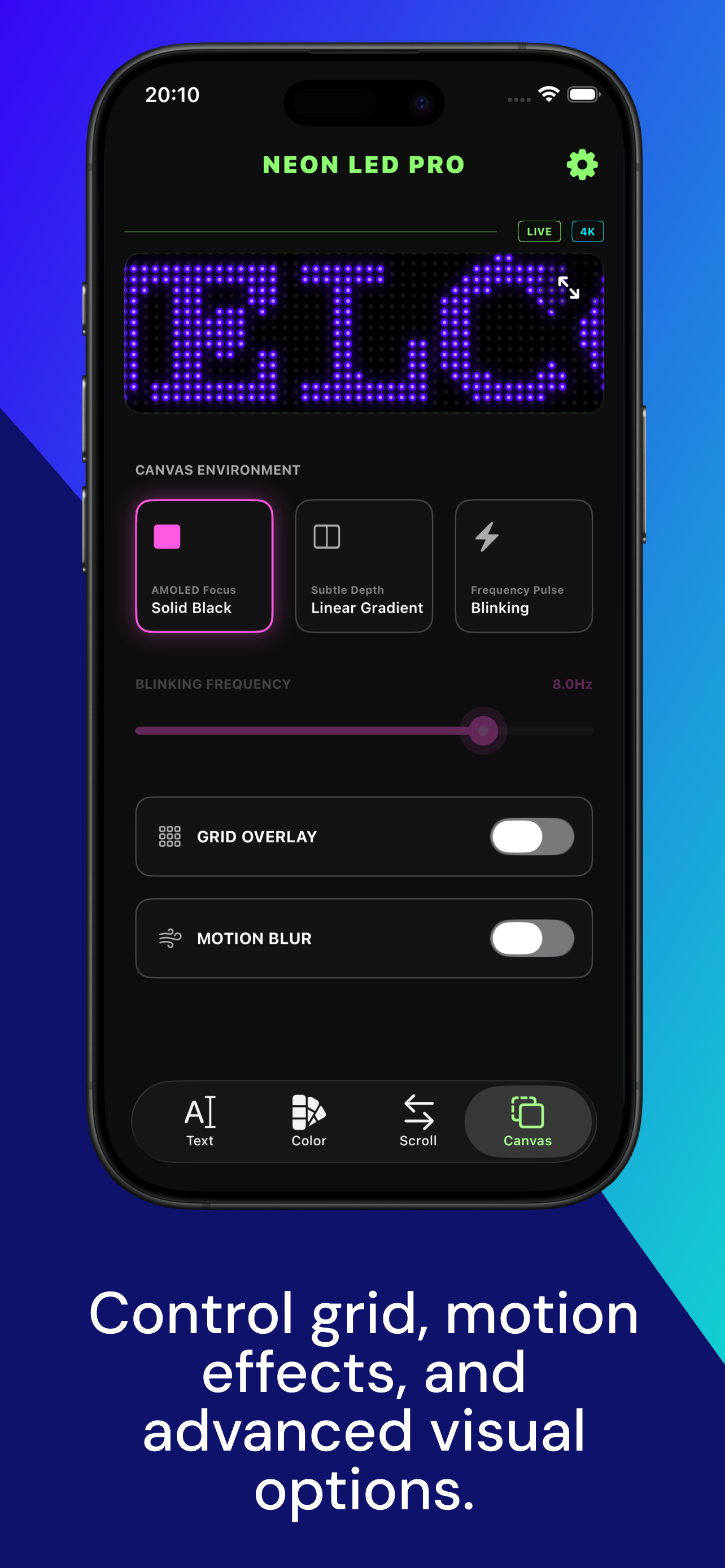 iPhone - LED preview